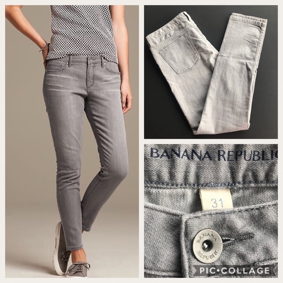banana republic grey jeans